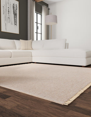 Gray 5' 1 x 5' 1 Cottage Farm Square Area Rug Jute Carpet Mat for Living Rooms, Dining, Office, Dorms for Sale at Rug Engine