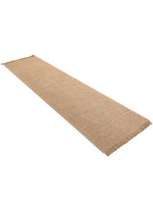 Natural 2' 7 x 10' Cottage Farm Runner Area Rug Jute Carpet Mat for Living Rooms, Dining, Office, Dorms for Sale at Rug Engine