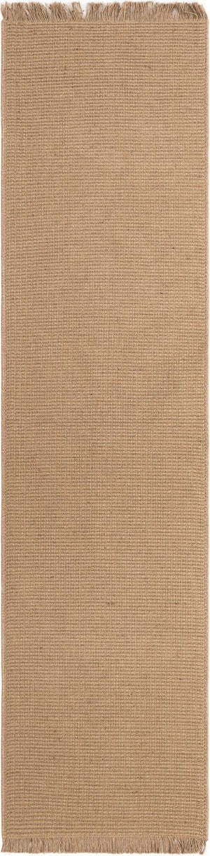 Natural 2' 7 x 10' Cottage Farm Runner Area Rug Jute Carpet Mat for Living Rooms, Dining, Office, Dorms for Sale at Rug Engine