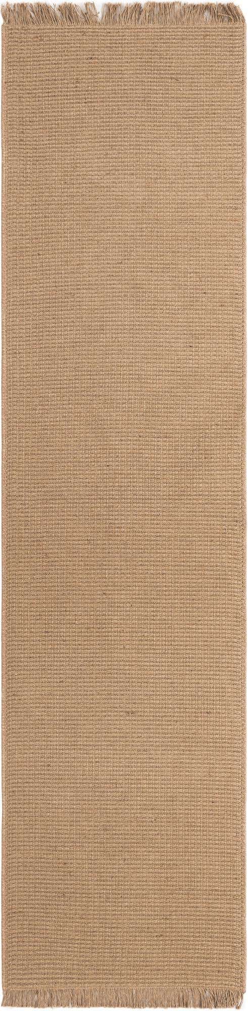 Natural 2' 7 x 10' Cottage Farm Runner Area Rug Jute Carpet Mat for Living Rooms, Dining, Office, Dorms for Sale at Rug Engine
