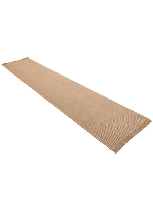 Natural 2' 7 x 12' Cottage Farm Runner Area Rug Jute Carpet Mat for Living Rooms, Dining, Office, Dorms for Sale at Rug Engine