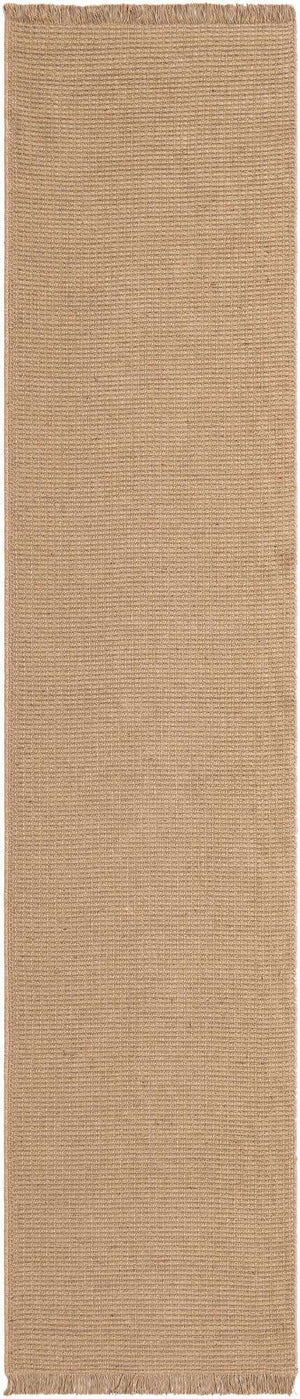 Natural 2' 7 x 12' Cottage Farm Runner Area Rug Jute Carpet Mat for Living Rooms, Dining, Office, Dorms for Sale at Rug Engine