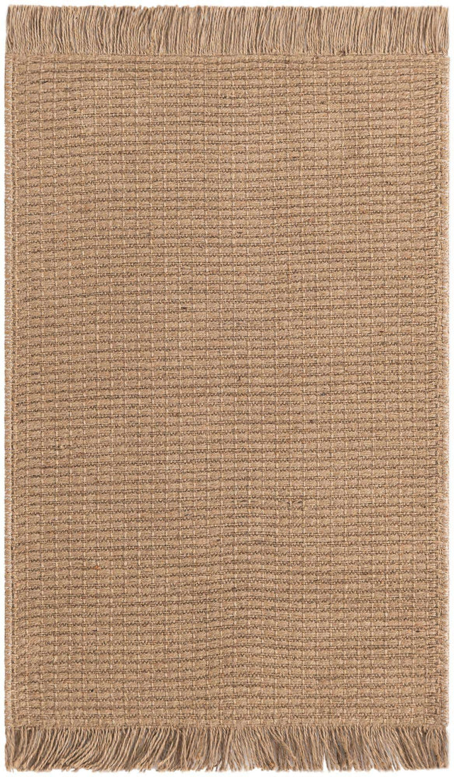 Natural 2' x 3' 1 Cottage Farm Rectangle Area Rug Jute Carpet Mat for Living Rooms, Dining, Office, Dorms for Sale at Rug Engine