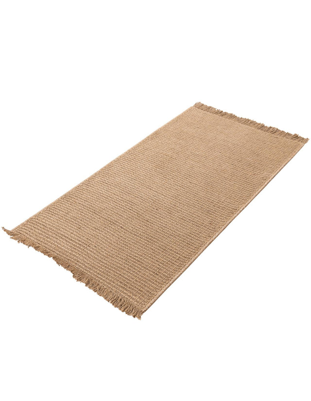 Natural 2' x 4' 1 Cottage Farm Runner Area Rug Jute Carpet Mat for Living Rooms, Dining, Office, Dorms for Sale at Rug Engine