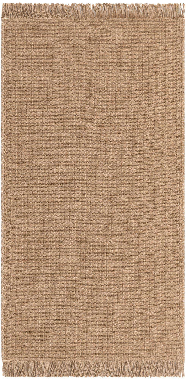 Natural 2' x 4' 1 Cottage Farm Runner Area Rug Jute Carpet Mat for Living Rooms, Dining, Office, Dorms for Sale at Rug Engine