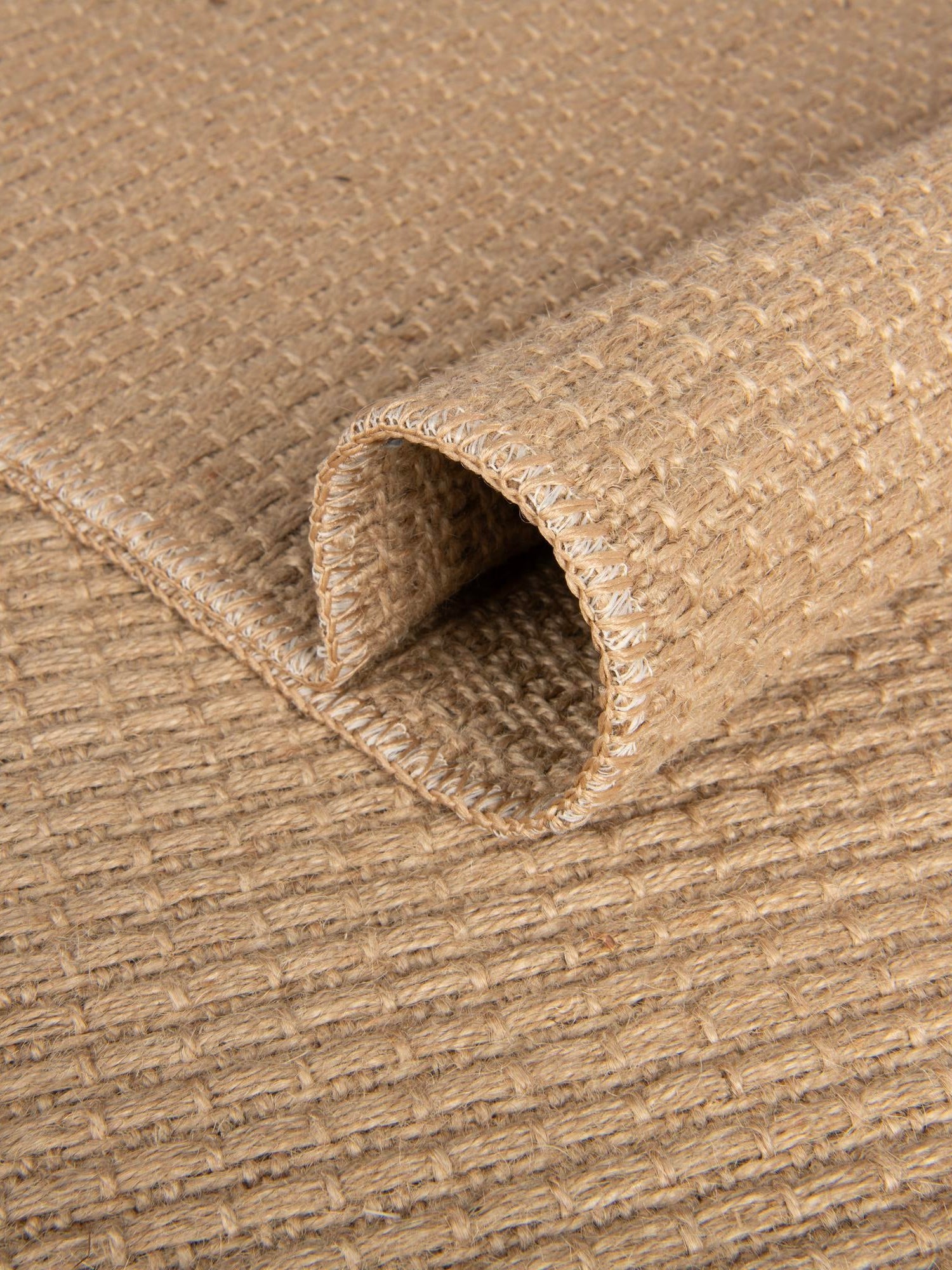 Natural 2' x 4' 1 Cottage Farm Runner Area Rug Jute Carpet Mat for Living Rooms, Dining, Office, Dorms for Sale at Rug Engine