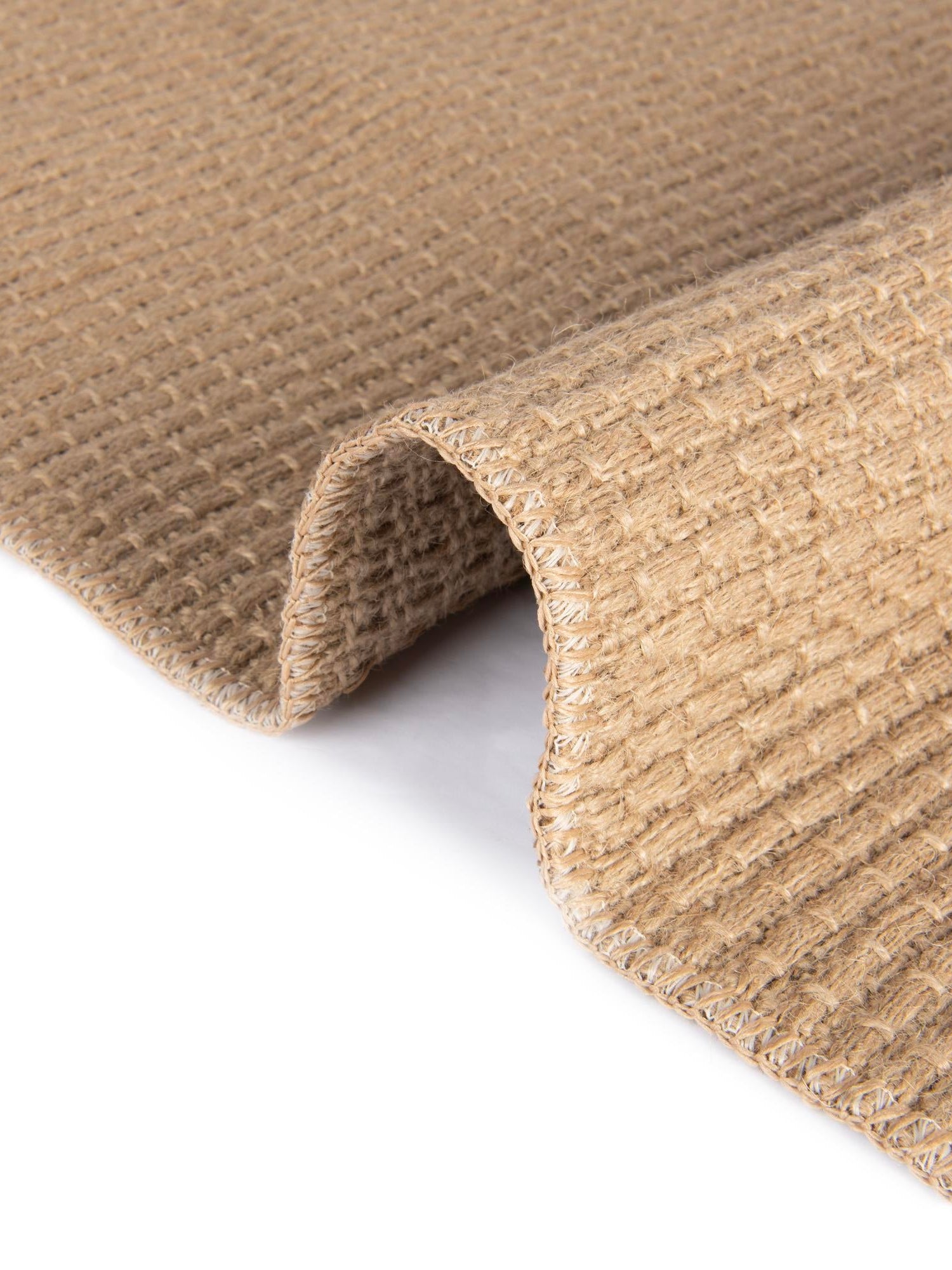 Natural 2' x 4' 1 Cottage Farm Runner Area Rug Jute Carpet Mat for Living Rooms, Dining, Office, Dorms for Sale at Rug Engine