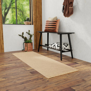 Natural 2' x 8' Cottage Farm Runner Area Rug Jute Carpet Mat for Living Rooms, Dining, Office, Dorms for Sale at Rug Engine
