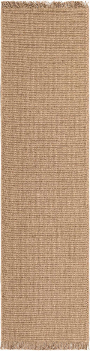 Natural 2' x 8' Cottage Farm Runner Area Rug Jute Carpet Mat for Living Rooms, Dining, Office, Dorms for Sale at Rug Engine