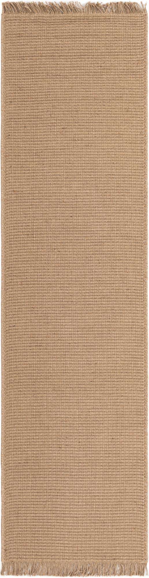 Natural 2' x 8' Cottage Farm Runner Area Rug Jute Carpet Mat for Living Rooms, Dining, Office, Dorms for Sale at Rug Engine