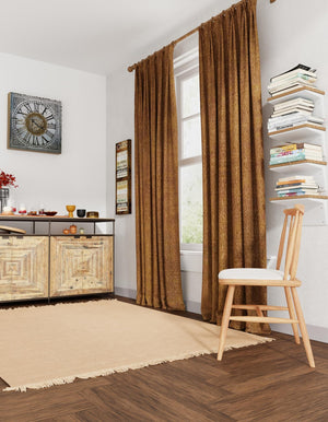 Natural 5' 1 x 5' 1 Cottage Farm Square Area Rug Jute Carpet Mat for Living Rooms, Dining, Office, Dorms for Sale at Rug Engine