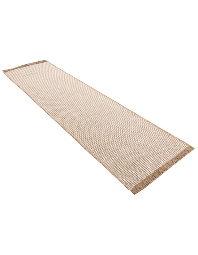 Ivory 2' 7 x 10' Cottage Farm Runner Area Rug Jute Carpet Mat for Living Rooms, Dining, Office, Dorms for Sale at Rug Engine