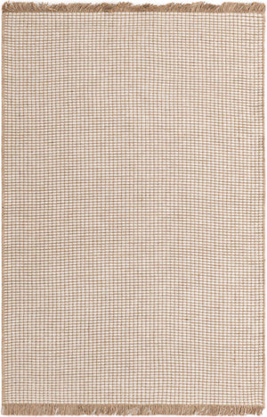 Ivory 4' 1 x 6' 1 Cottage Farm Rectangle Area Rug Jute Carpet Mat for Living Rooms, Dining, Office, Dorms for Sale at Rug Engine