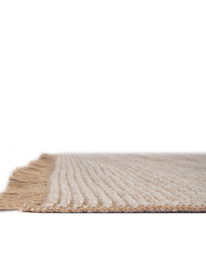 Ivory 7' 10 x 10' Cottage Farm Rectangle Area Rug Jute Carpet Mat for Living Rooms, Dining, Office, Dorms for Sale at Rug Engine