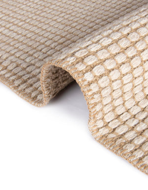 Ivory 5' 1 x 8' Cottage Farm Rectangle Area Rug Jute Carpet Mat for Living Rooms, Dining, Office, Dorms for Sale at Rug Engine
