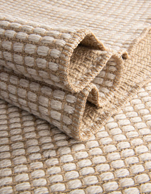 Ivory 2' 7 x 10' Cottage Farm Runner Area Rug Jute Carpet Mat for Living Rooms, Dining, Office, Dorms for Sale at Rug Engine