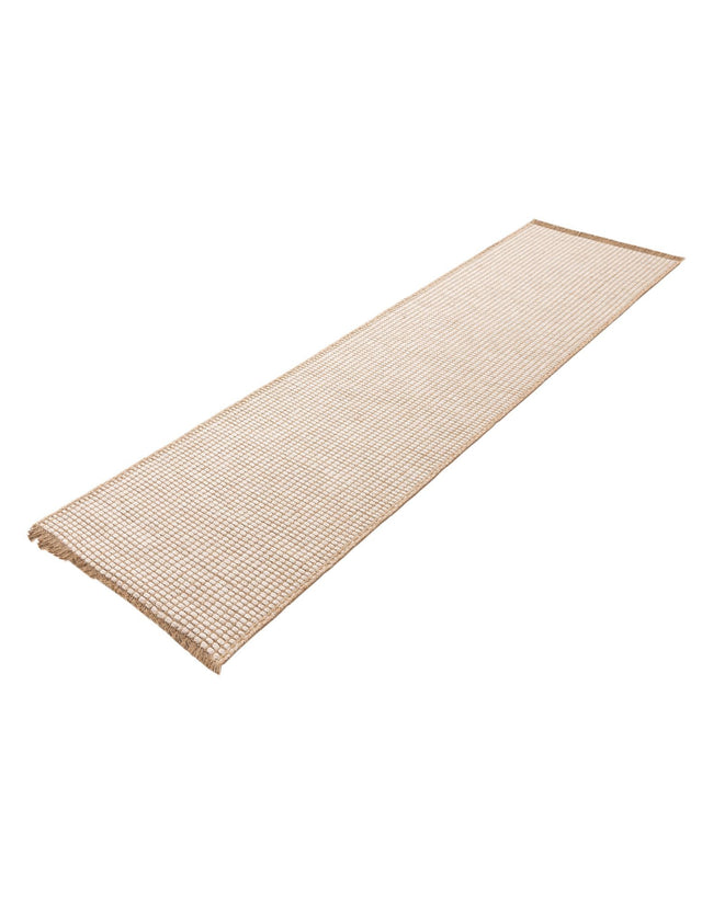 Ivory 2' x 8' Cottage Farm Runner Area Rug Jute Carpet Mat for Living Rooms, Dining, Office, Dorms for Sale at Rug Engine