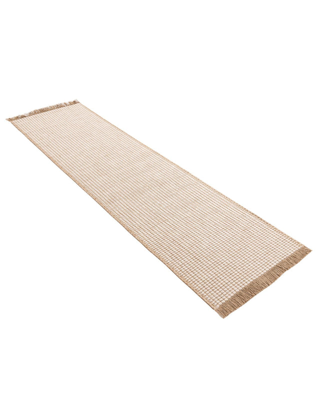 Ivory 2' x 8' Cottage Farm Runner Area Rug Jute Carpet Mat for Living Rooms, Dining, Office, Dorms for Sale at Rug Engine