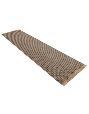 Charcoal 2' 7 x 10' Cottage Farm Runner Area Rug Jute Carpet Mat for Living Rooms, Dining, Office, Dorms for Sale at Rug Engine