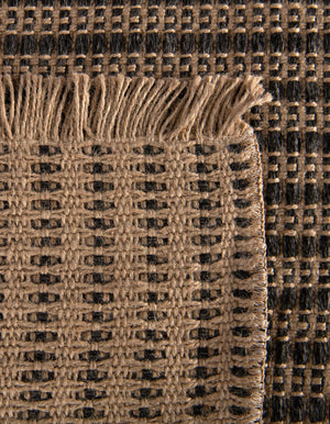 Charcoal 4' 1 x 6' 1 Cottage Farm Rectangle Area Rug Jute Carpet Mat for Living Rooms, Dining, Office, Dorms for Sale at Rug Engine