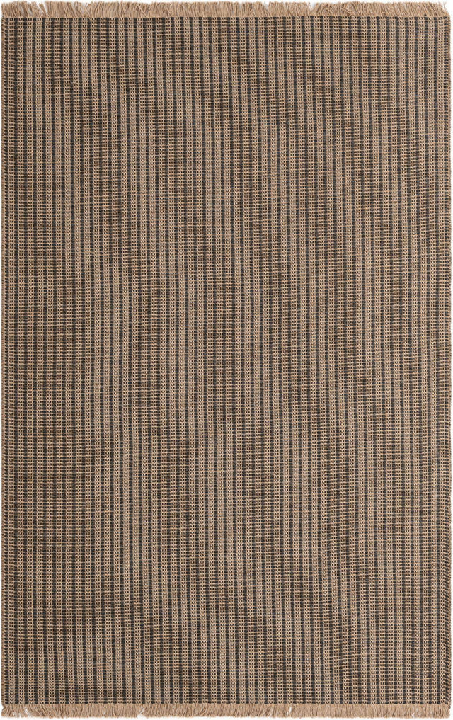 Charcoal 6' 1 x 9' Cottage Farm Rectangle Area Rug Jute Carpet Mat for Living Rooms, Dining, Office, Dorms for Sale at Rug Engine