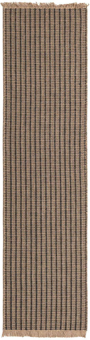 Charcoal 2' x 8' Cottage Farm Runner Area Rug Jute Carpet Mat for Living Rooms, Dining, Office, Dorms for Sale at Rug Engine