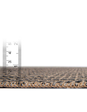 Charcoal 5' 1 x 5' 1 Cottage Farm Square Area Rug Jute Carpet Mat for Living Rooms, Dining, Office, Dorms for Sale at Rug Engine