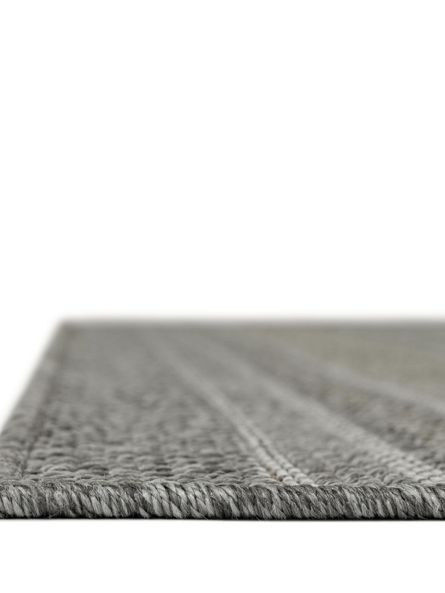Gray 10' x 10' Outdoor Trellis Square Area Rug Weather Resistant for Patio, Deck, Terrace, Balcony, Porch Geometric Design Water Safe Outside Carpet for Sale at Rug Engine