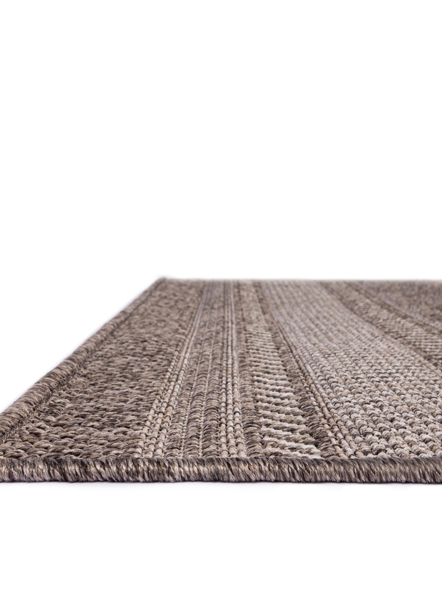 Chocolate Brown 5' 1 x 8' Outdoor Trellis Rectangle Area Rug Weather Resistant for Patio, Deck, Terrace, Balcony, Porch Geometric Design Water Safe Outside Carpet for Sale at Rug Engine