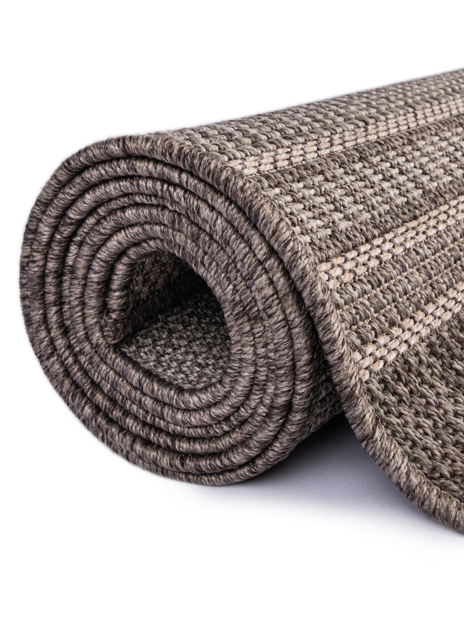 Chocolate Brown 5' 1 x 5' 1 Outdoor Trellis Square Area Rug Weather Resistant for Patio, Deck, Terrace, Balcony, Porch Geometric Design Water Safe Outside Carpet for Sale at Rug Engine