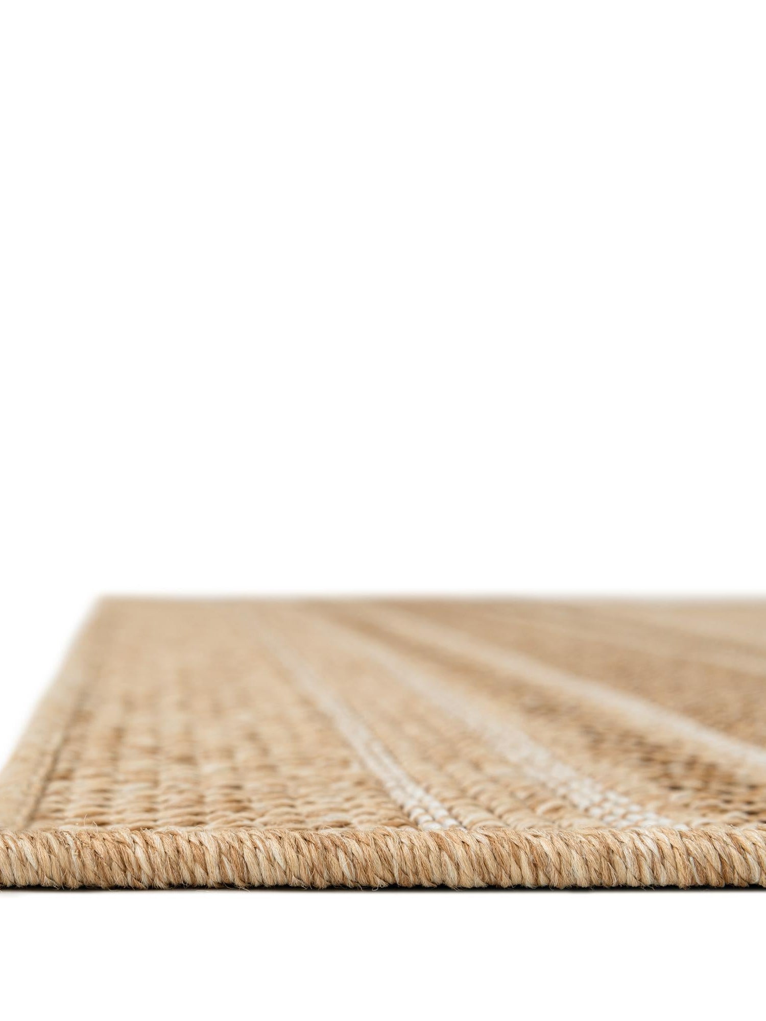 Natural 10' x 10' Outdoor Trellis Square Area Rug Weather Resistant for Patio, Deck, Terrace, Balcony, Porch Geometric Design Water Safe Outside Carpet for Sale at Rug Engine