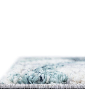 Gray and Ivory 4' 1 x 6' 1 Tucson Rectangle Area Rug 100% Polyester Unique Modern Carpet for Dining Rooms, Living Room, Bedrooms, Office Space for Sale at Rug Engine