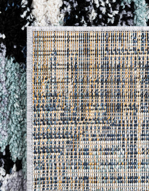 Gray and Ivory 4' 1 x 6' 1 Tucson Rectangle Area Rug 100% Polyester Unique Modern Carpet for Dining Rooms, Living Room, Bedrooms, Office Space for Sale at Rug Engine