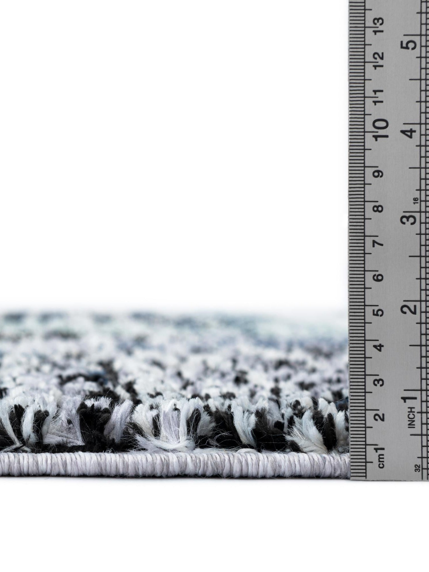 Gray and Ivory 2' x 8' Tucson Runner Area Rug 100% Polyester Unique Modern Carpet for Dining Rooms, Living Room, Bedrooms, Office Space for Sale at Rug Engine