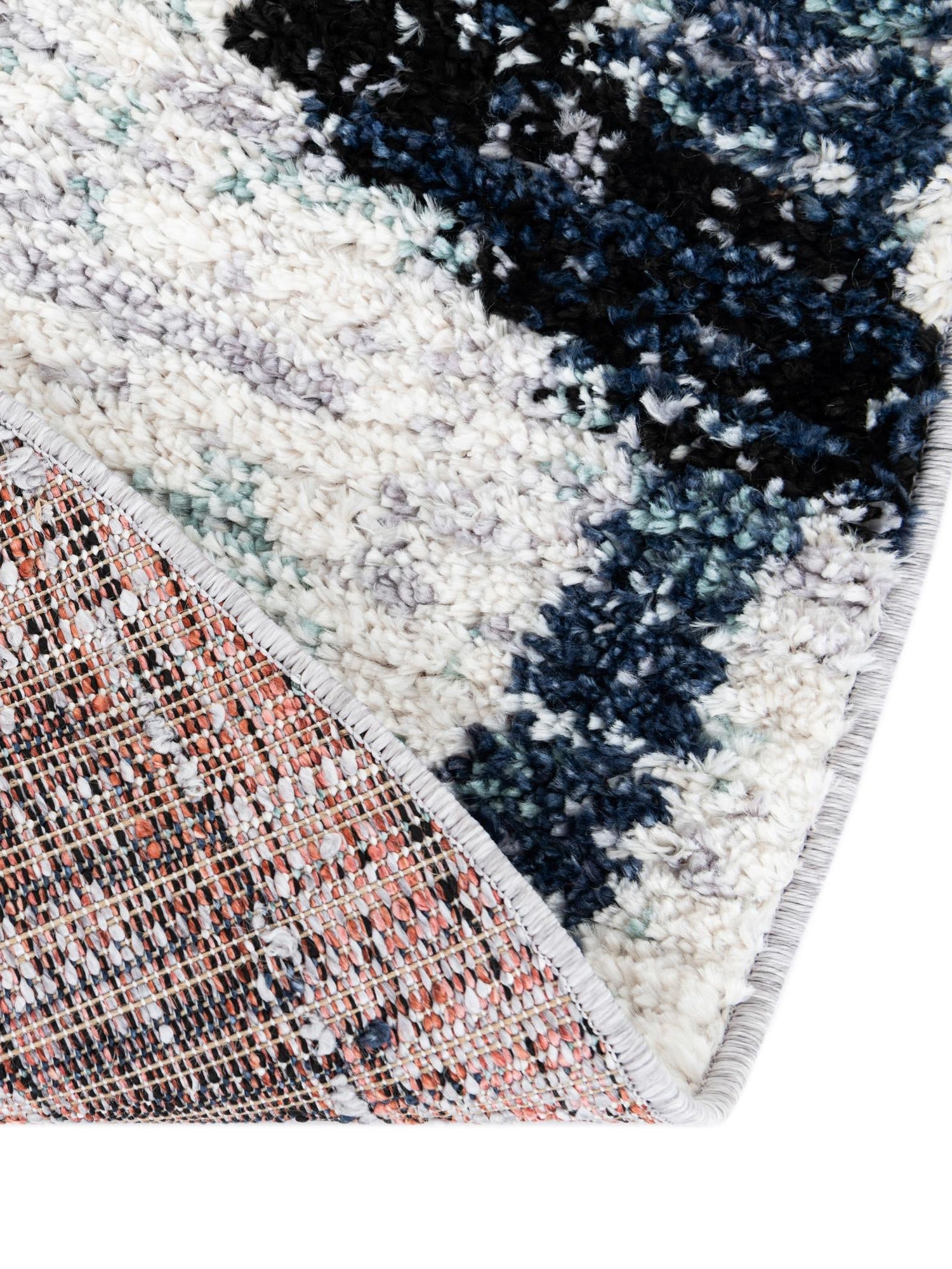 Ivory 7' 10 x 7' 10 Tucson Round Area Rug 100% Polyester Unique Modern Carpet for Dining Rooms, Living Room, Bedrooms, Office Space for Sale at Rug Engine