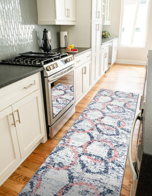 Ivory 2' x 6' 1 Tucson Runner Area Rug 100% Polyester Unique Modern Carpet for Dining Rooms, Living Room, Bedrooms, Office Space for Sale at Rug Engine