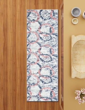 Ivory 2' x 6' 1 Tucson Runner Area Rug 100% Polyester Unique Modern Carpet for Dining Rooms, Living Room, Bedrooms, Office Space for Sale at Rug Engine