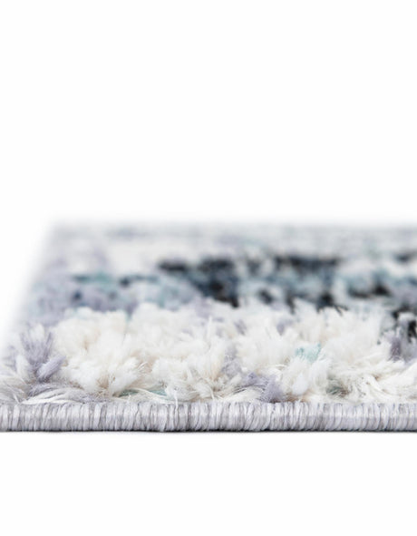 Ivory 2' 7 x 12' Tucson Runner Area Rug 100% Polyester Unique Modern Carpet for Dining Rooms, Living Room, Bedrooms, Office Space for Sale at Rug Engine