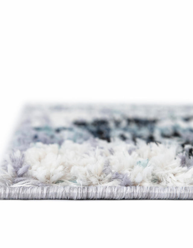 Ivory 2' 7 x 12' Tucson Runner Area Rug 100% Polyester Unique Modern Carpet for Dining Rooms, Living Room, Bedrooms, Office Space for Sale at Rug Engine