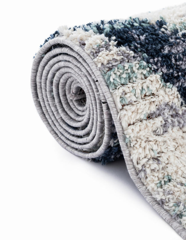 Ivory 2' 7 x 12' Tucson Runner Area Rug 100% Polyester Unique Modern Carpet for Dining Rooms, Living Room, Bedrooms, Office Space for Sale at Rug Engine