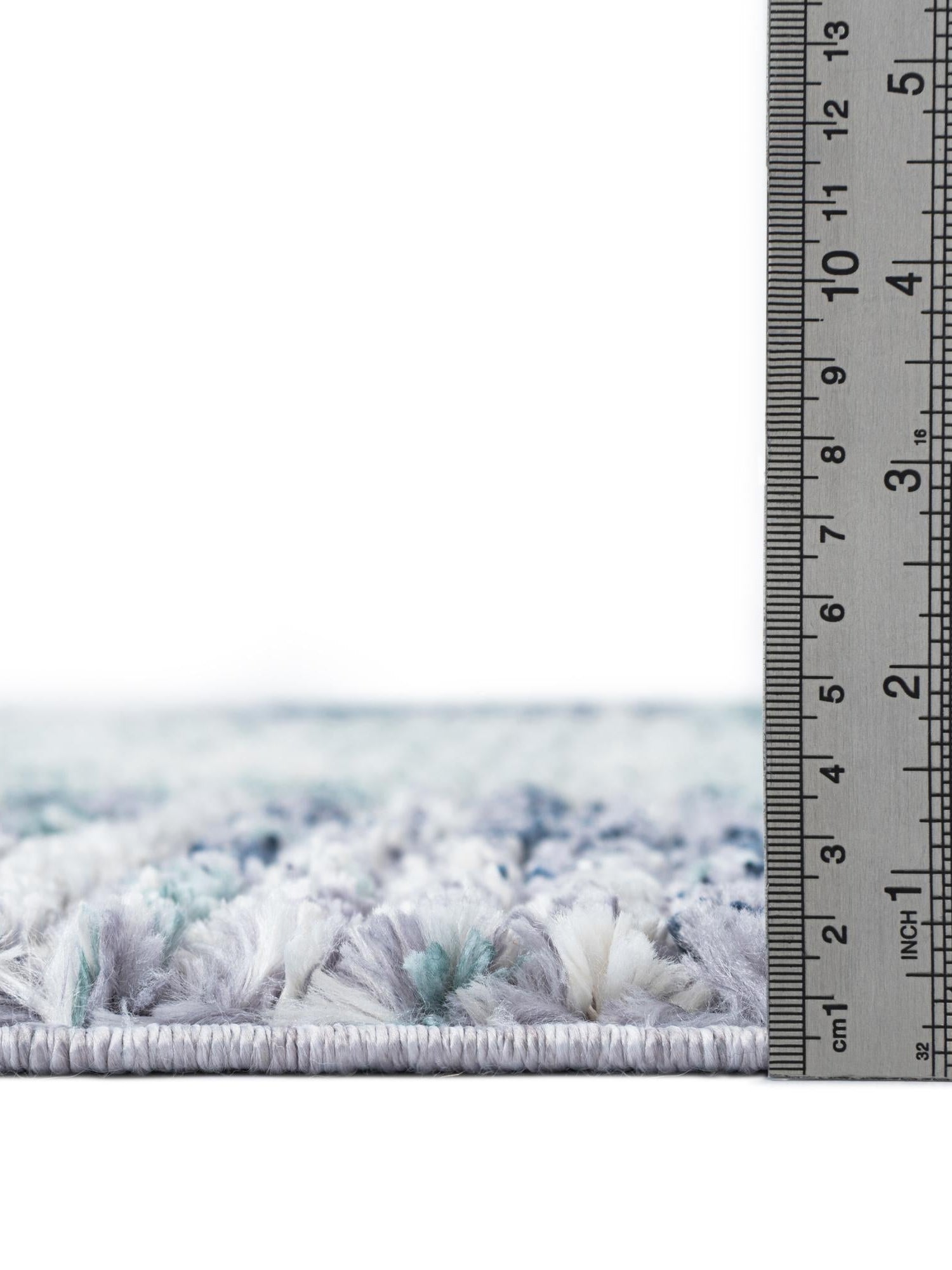 Blue and Gray 4' 1 x 6' 1 Tucson Rectangle Area Rug 100% Polyester Unique Modern Carpet for Dining Rooms, Living Room, Bedrooms, Office Space for Sale at Rug Engine