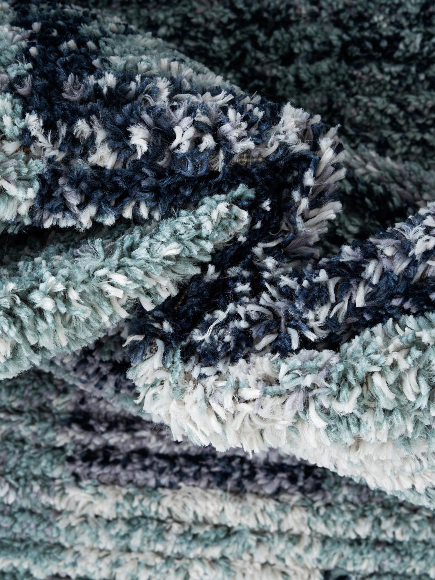 Blue and Gray 9' x 12' Tucson Rectangle Area Rug 100% Polyester Unique Modern Carpet for Dining Rooms, Living Room, Bedrooms, Office Space for Sale at Rug Engine