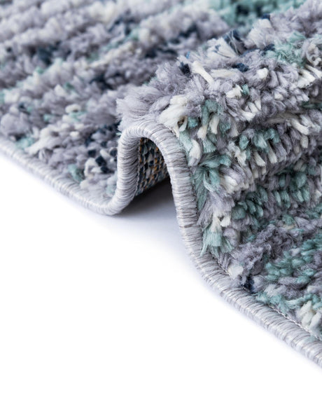 Blue and Gray 2' x 3' 1 Tucson Rectangle Area Rug 100% Polyester Unique Modern Carpet for Dining Rooms, Living Room, Bedrooms, Office Space for Sale at Rug Engine