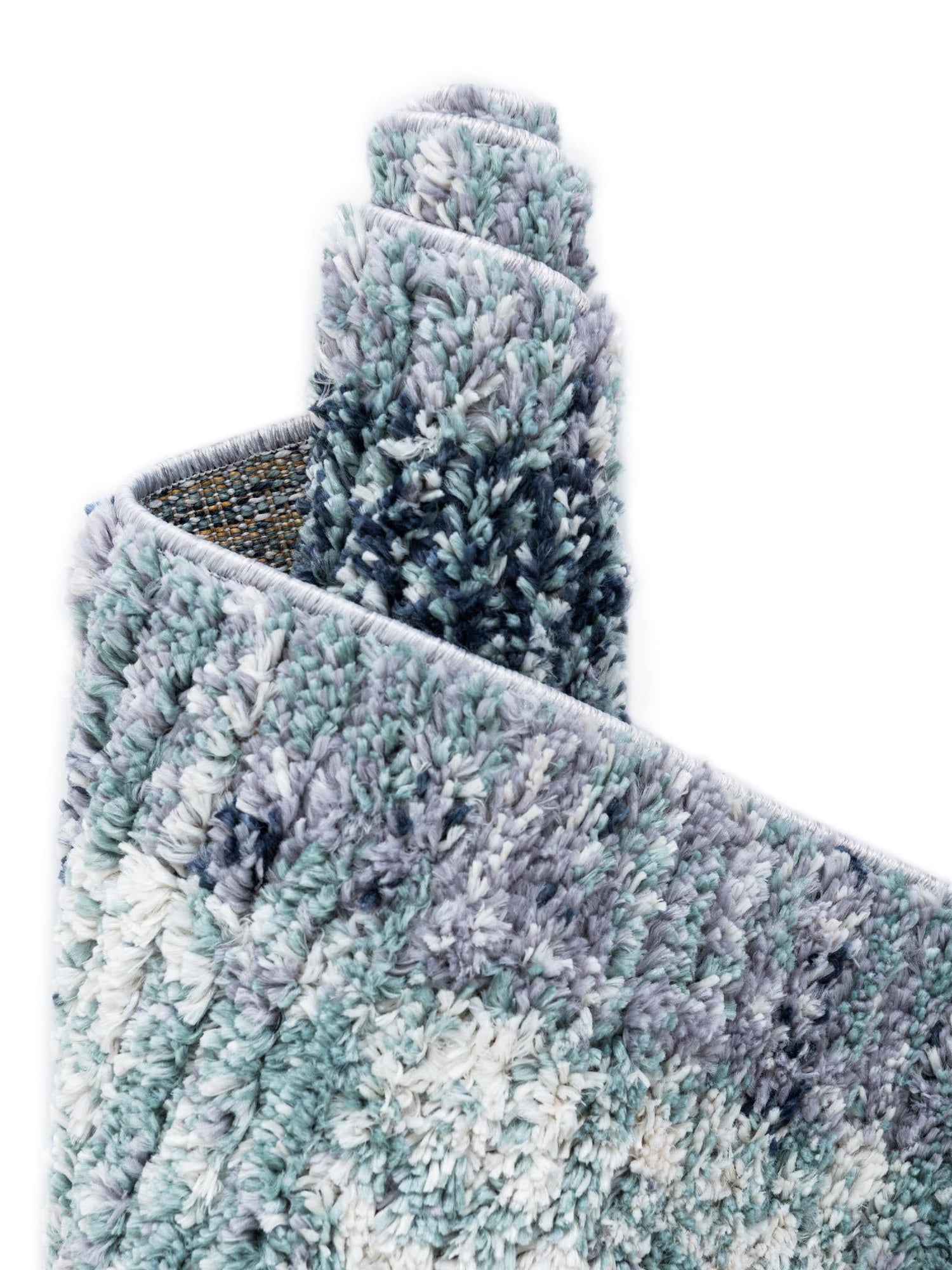 Blue and Gray 9' x 12' Tucson Rectangle Area Rug 100% Polyester Unique Modern Carpet for Dining Rooms, Living Room, Bedrooms, Office Space for Sale at Rug Engine