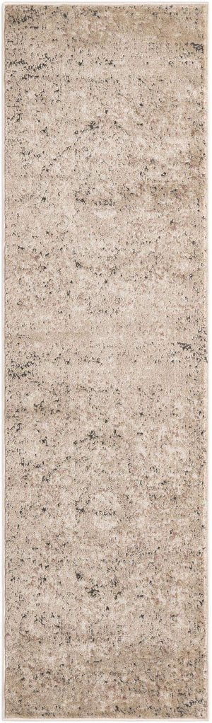 Beige 2' x 7' 1 Portland Runner Area Rug 85% Polypropylene & 15% Polyester Vintage Distressed Traditional Carpet for Home Decor for Sale at Rug Engine