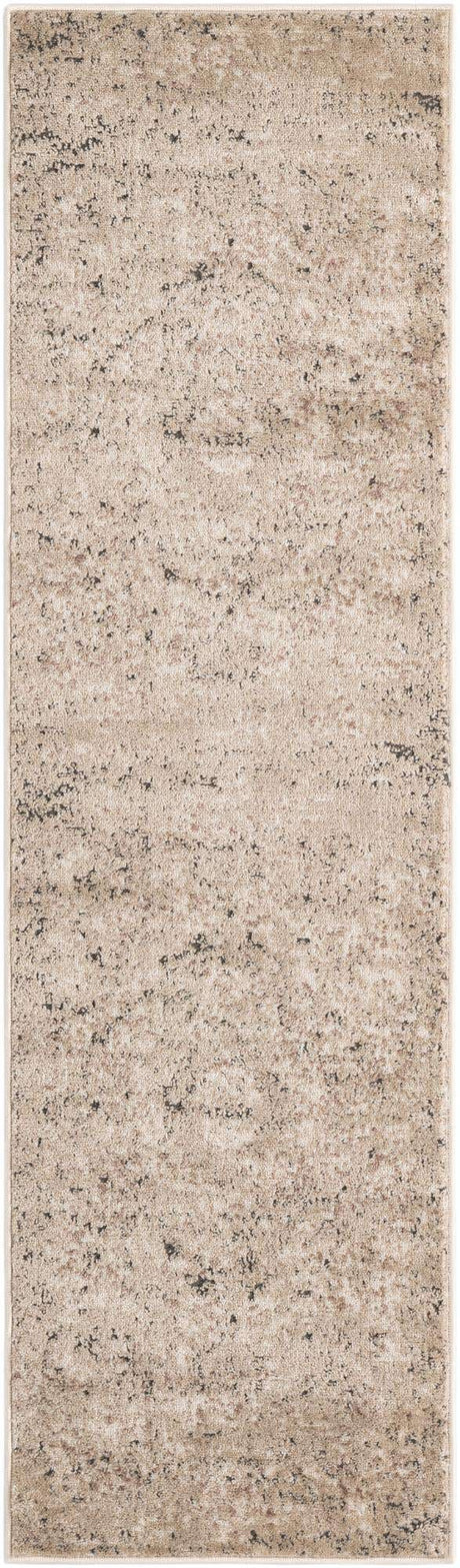 Beige 2' x 7' 1 Portland Runner Area Rug 85% Polypropylene & 15% Polyester Vintage Distressed Traditional Carpet for Home Decor for Sale at Rug Engine