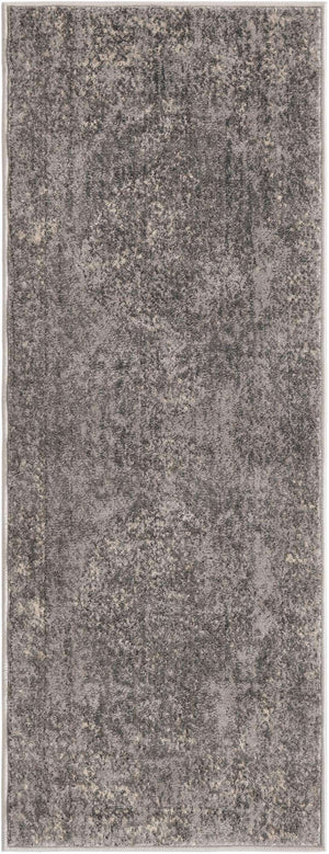 Gray 2' x 5' 3 Portland Runner Area Rug 85% Polypropylene & 15% Polyester Vintage Distressed Traditional Carpet for Home Decor for Sale at Rug Engine