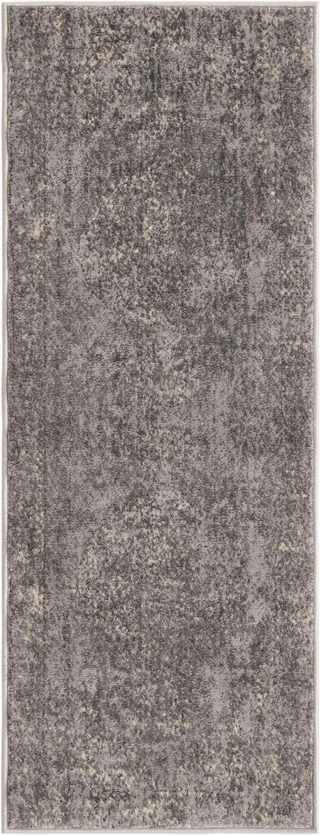 Gray 2' x 5' 3 Portland Runner Area Rug 85% Polypropylene & 15% Polyester Vintage Distressed Traditional Carpet for Home Decor for Sale at Rug Engine