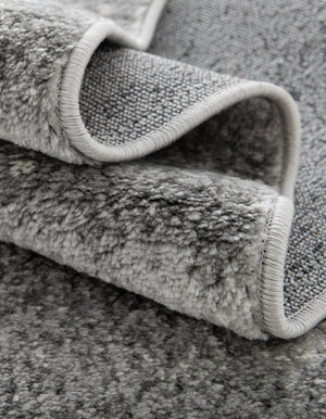 Gray 7' 10 x 10' Portland Oval Area Rug 85% Polypropylene & 15% Polyester Vintage Distressed Traditional Carpet for Home Decor for Sale at Rug Engine