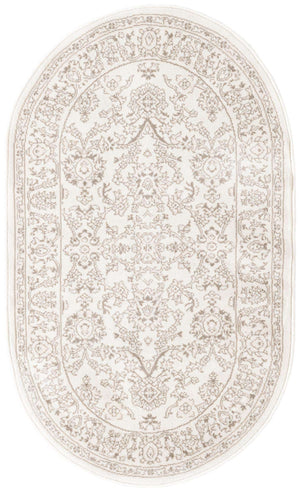 Ivory 3' 1 x 5' 3 Charlotte Oval Area Rug 100% Polypropylene With Jute Backing Traditional Classical Durable Carpet for Living Dining Office Rooms for Sale at Rug Engine